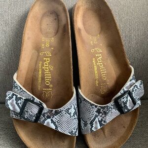 Snake Print Sandals